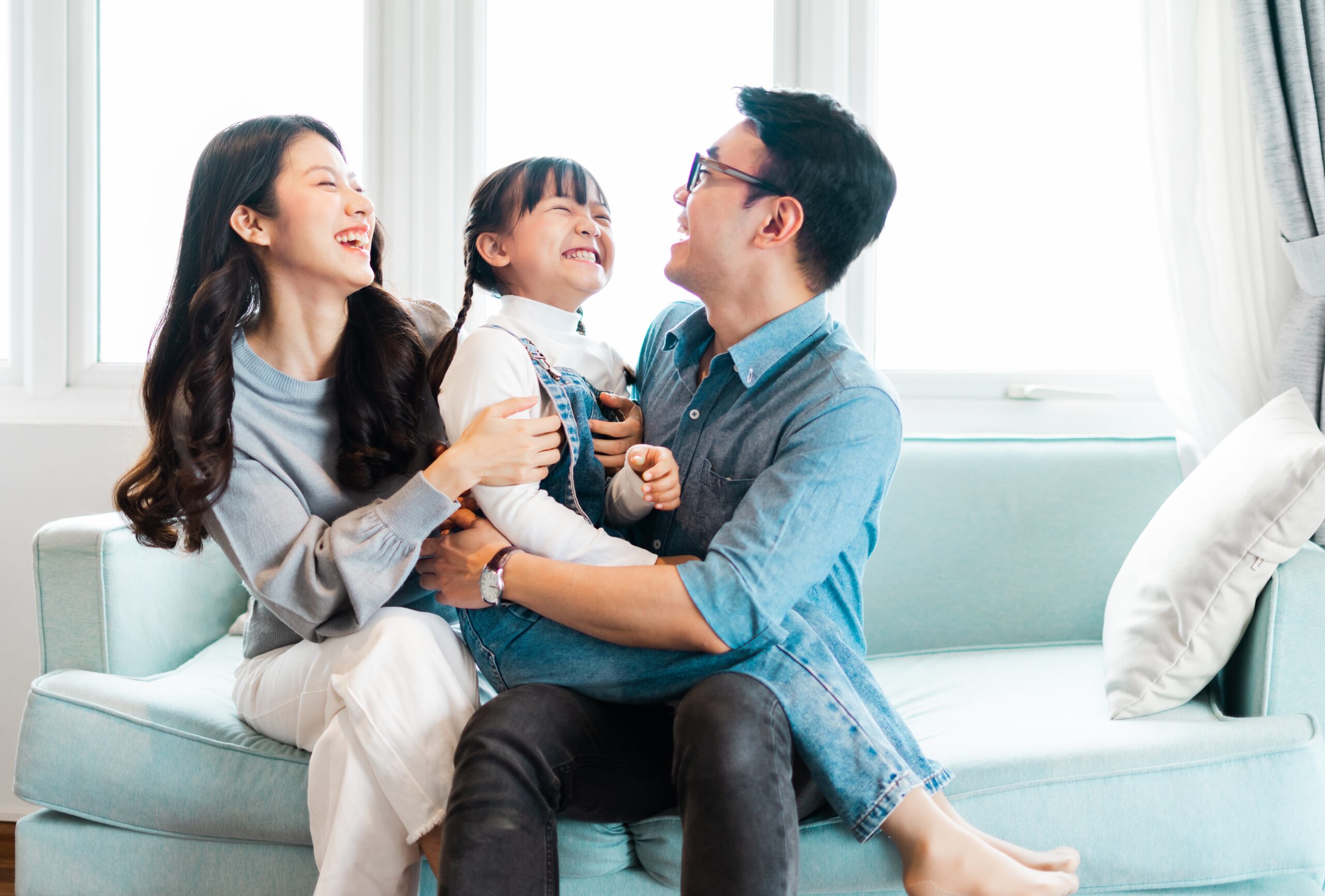 A Harmonious Family in a Feng Shui Home